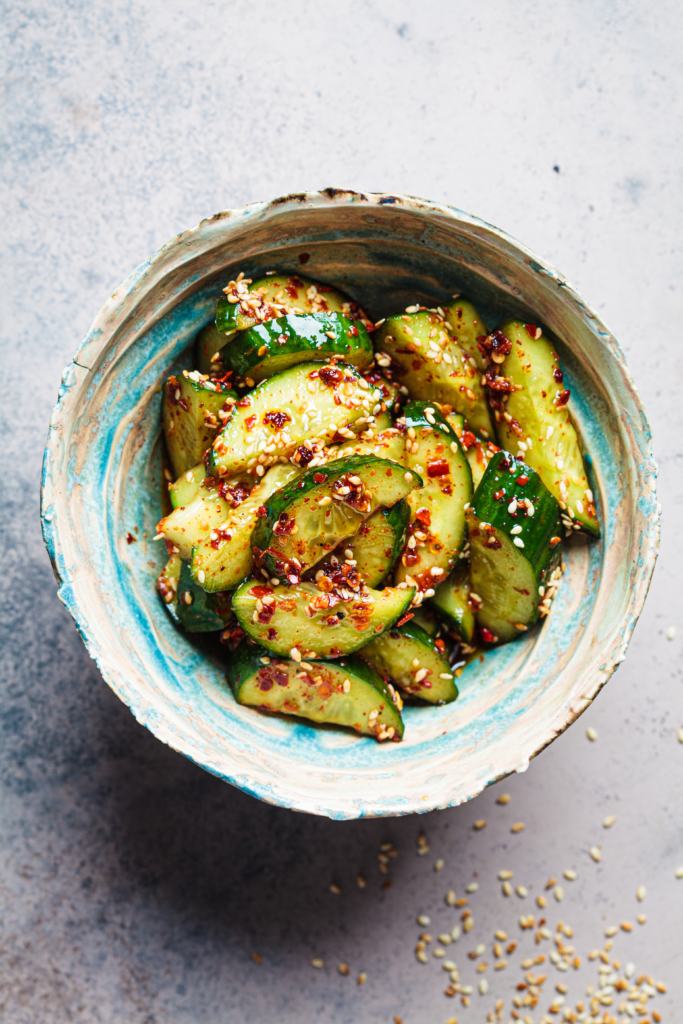 REZEPT: Koreanischer Gurkensalat