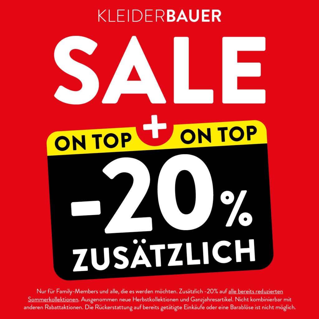 SALE bei Kleider Bauer