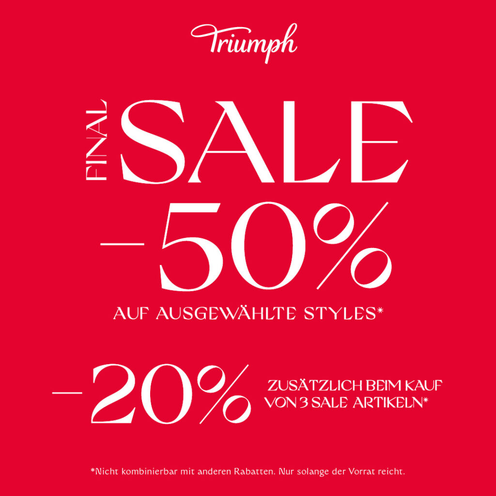 FINAL SALE bei Triumph